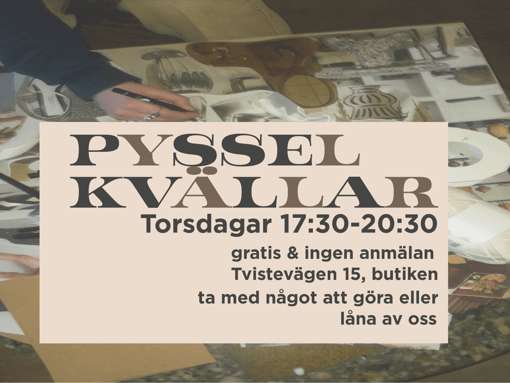 pysselkvällar