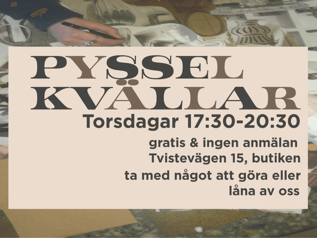 pysselkväll